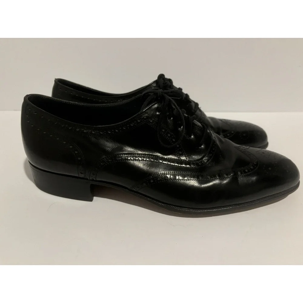Bally Of Switzerland‎ Continental Brown Lace Up Shoes Men's Size 9.5D